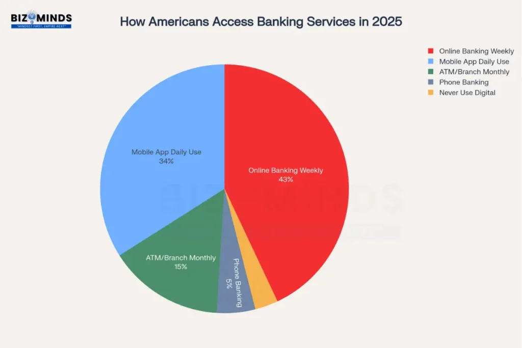 Digital channels dominate American banking habits