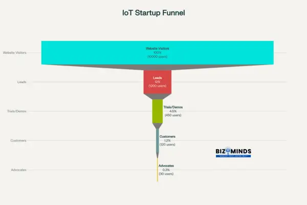 IoT Startup Customer Acquisition Funnel