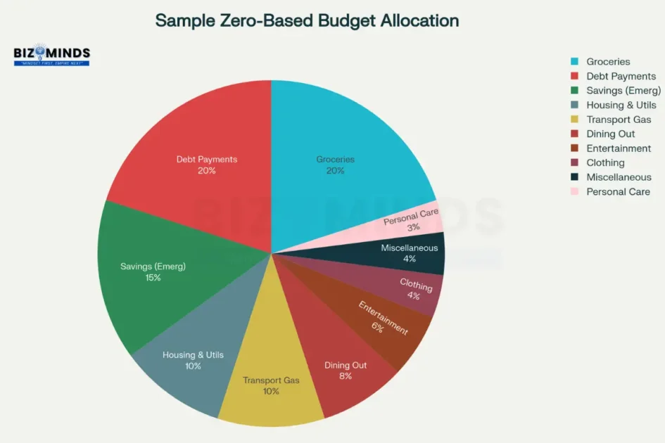 Track Cash Expenses - Zero-Based Budget Allocation