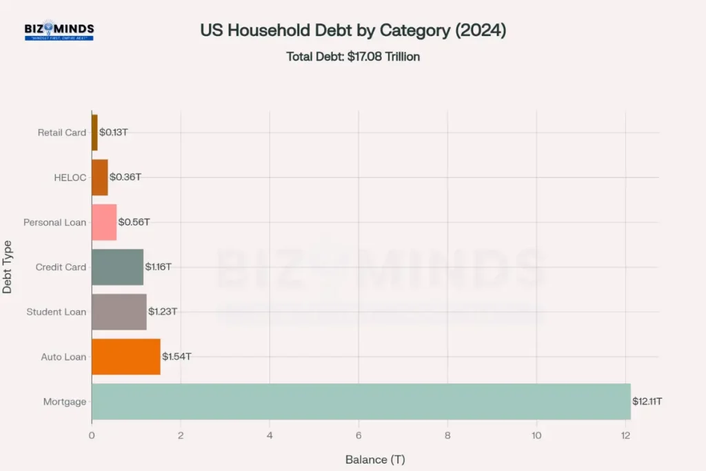 US Household Effective Debt Management Breakdown