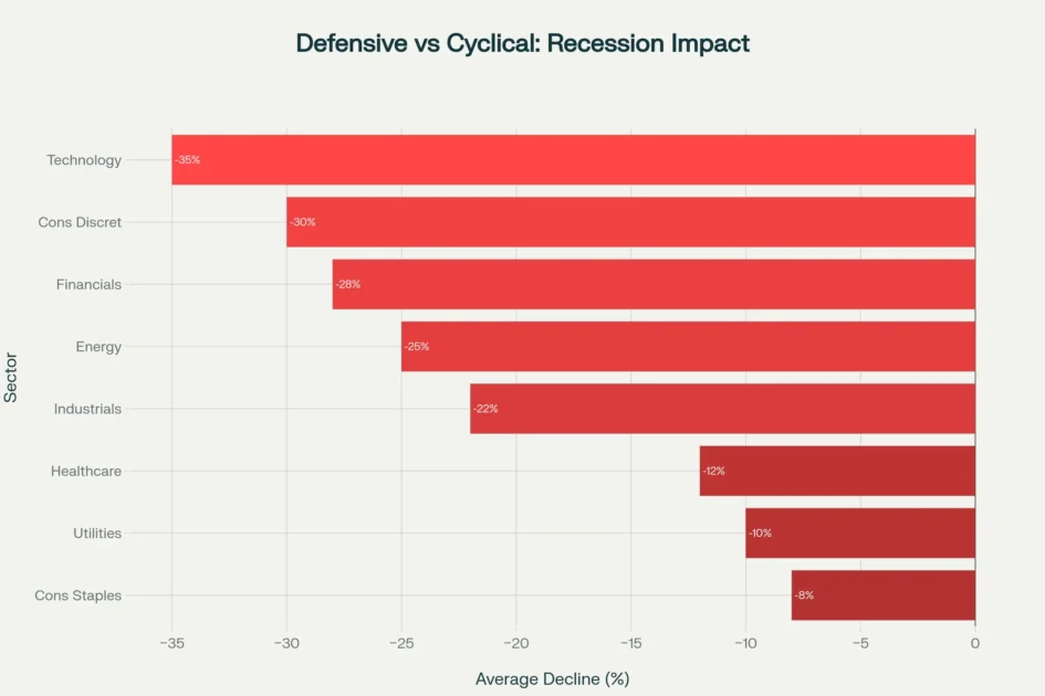 Defensive vs Cyclical - Recession Impact