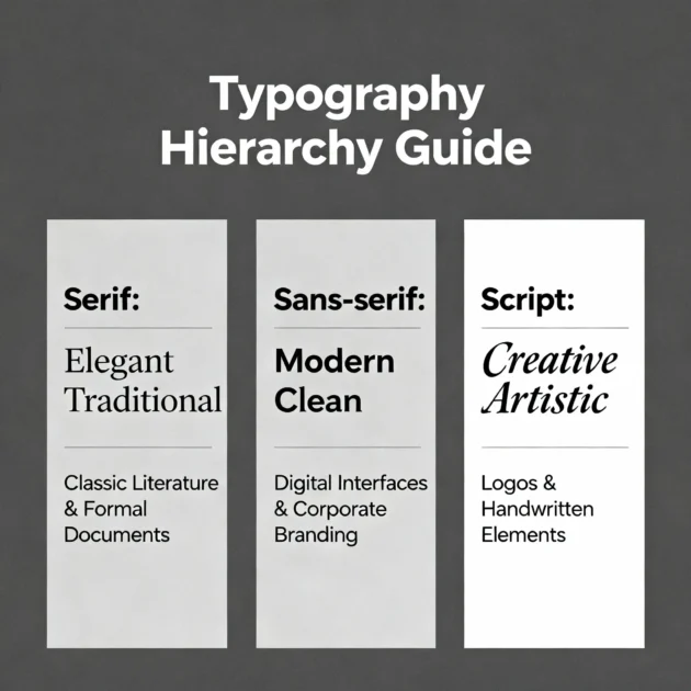 Typography selection guide 