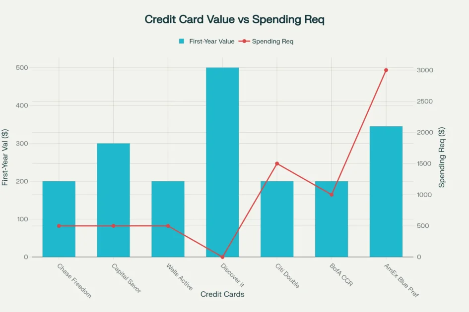 Welcome Bonus Value vs. Spending Requirements