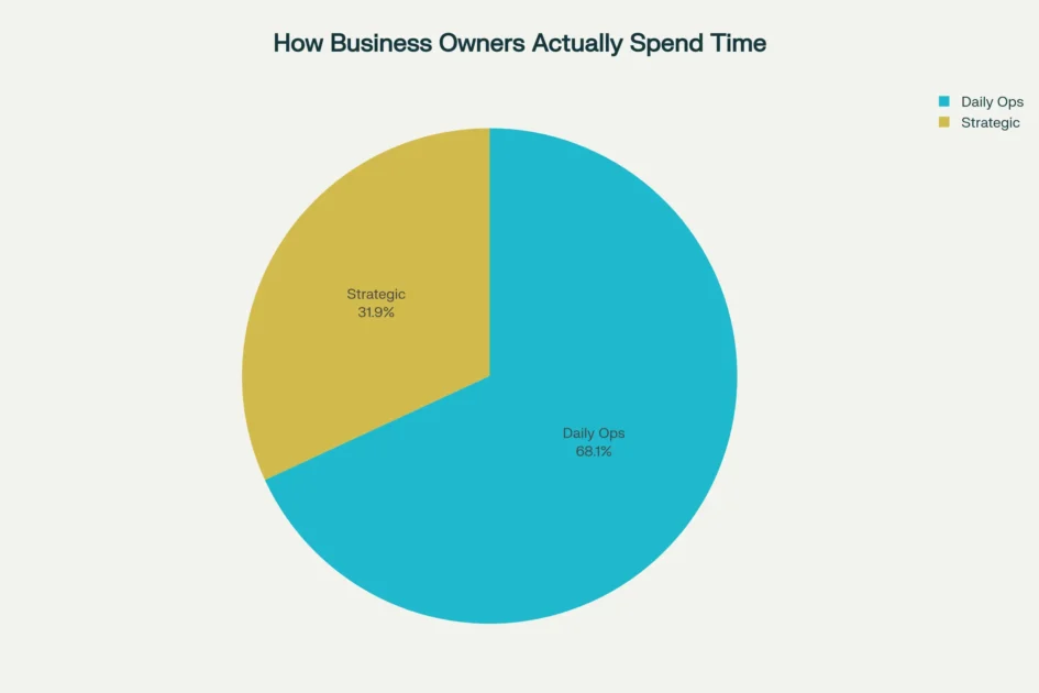 How business owners divide their time
